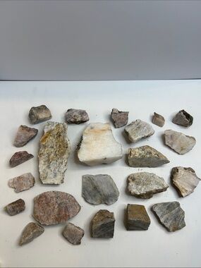 Black Hills Rock Lot Lapidary Saw Cut Rough Stone Slabs Mineral Collection SD